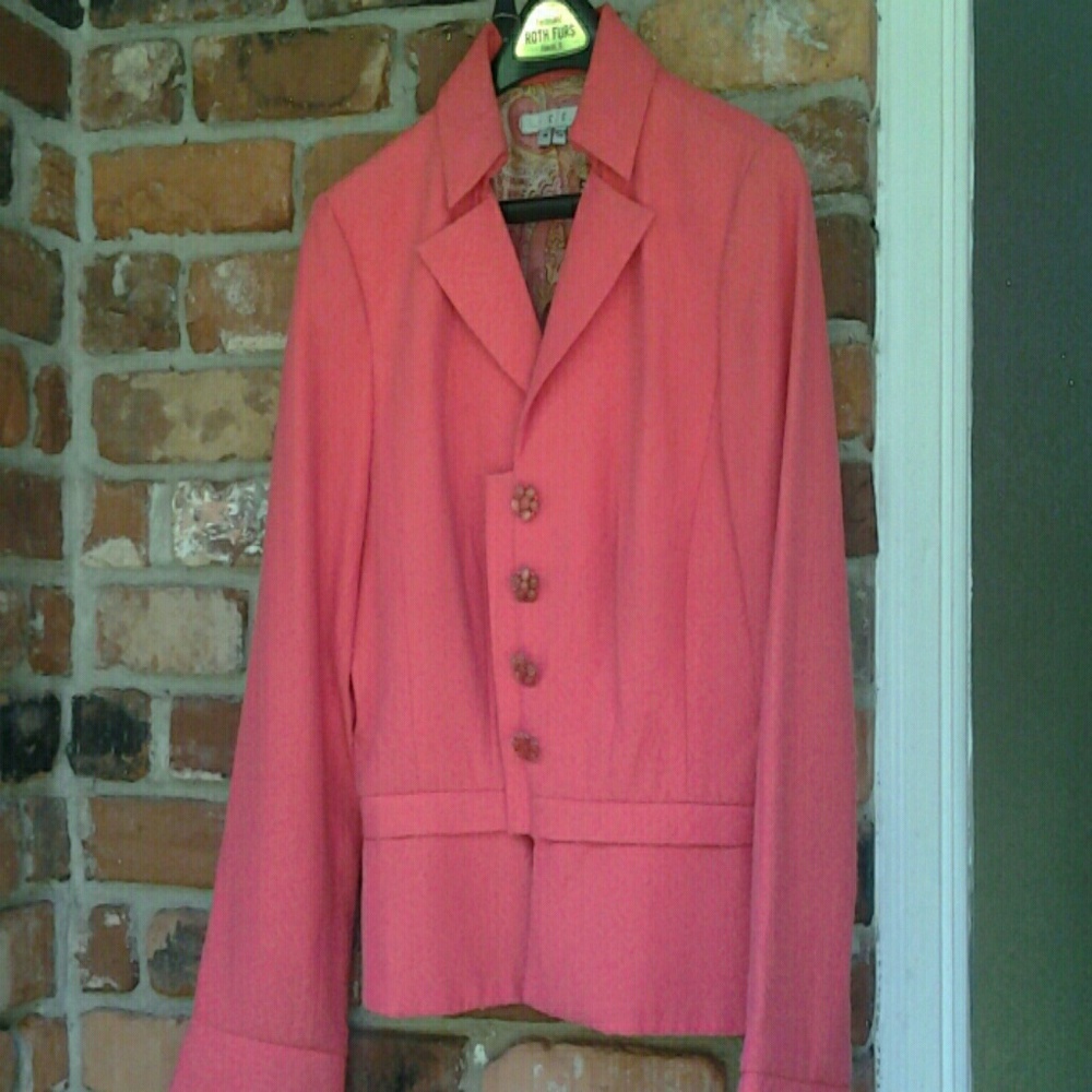 3 for $25  Fitted semi peplum blazer [3]